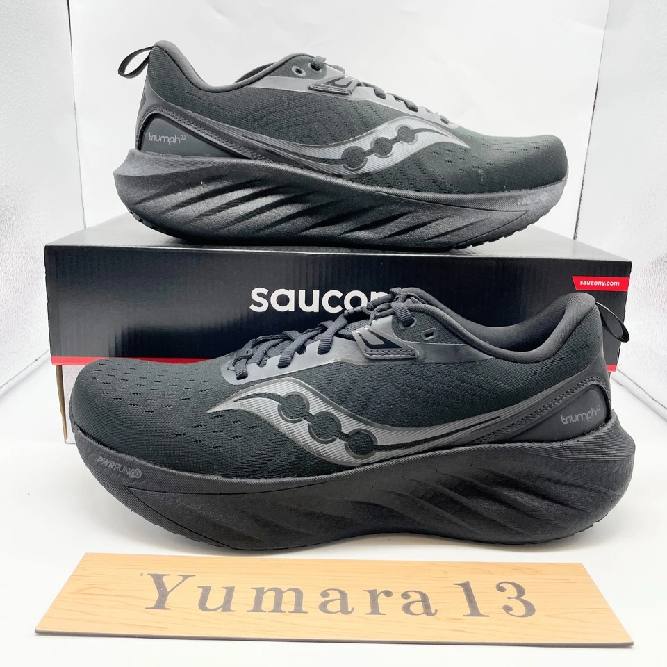 Saucony Triumph 22 Running Triple Negro S20964-201 Hombres Talla - Imagen 2 de 4