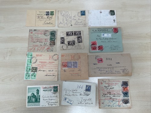 Jugoslawien, Königreich Jugoslawien Postgeschichte X12 Artikel *836