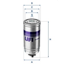Kraftstofffilter UFI 24.399.00 Filtereinsatz für BMW E34 E36 E39 3er 5er Touring