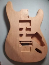 Stratocaster Body HSH Floyd Rose | Unfinished | CNC Made in Texas |Made To Order