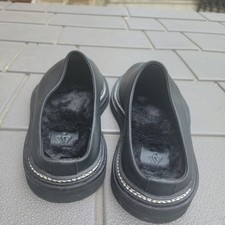 SPERRY Women's Trapper Moccasin Slippers - Faux Fur Lined Suede Slippers With Rubber Sole - Black, Size 6 - View #12