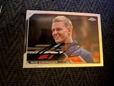 Formula 1 Indy Car Trading Card Indianapolis 500 Signed Mick Schumacher