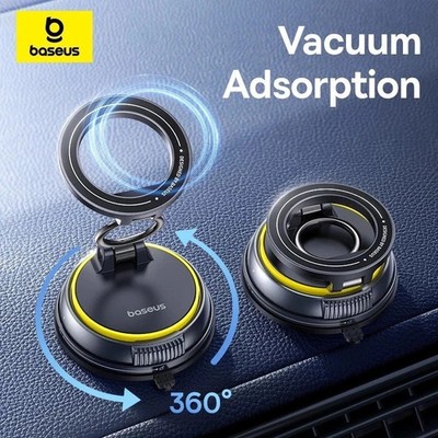  ️BASEUS ️PrimeTrip VC2 Flex Magnetic Car Phone Holder Car Mount Suction Cup