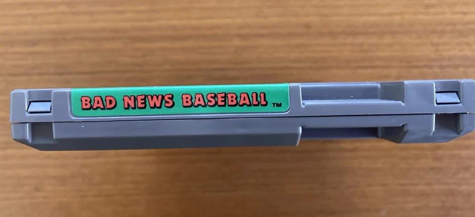 NES ~ BAD NEWS BASEBALL Nintendo Game NES-3B-USA Game Cart Sleeve Inst Box NTSC - Image 4 of 4