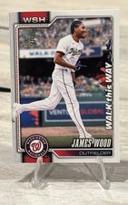 2026 Topps Series 1 Celebration James Wood Walk This Way SSP Nationals SP