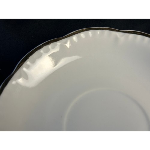 Vintage Gold Castle Chickusa White Scalloped Gold Edge Plate - Picture 2 of 4