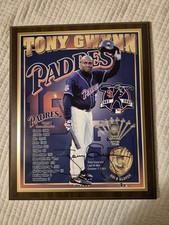 San Diego Padres Tony Gwynn Mr.Padre HOF Autographed  Retirement Plaque No COA