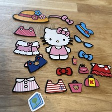 Sanrio Hello Kitty Dress Up Summer Wear Refrigerator Magnets - 7 Outfits  Acces
