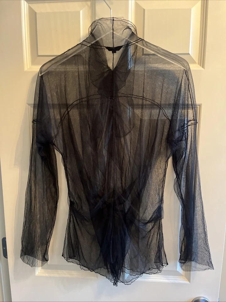 Blusa de hadas góticas de malla vintage talla grande ROZAE NICHOLS Foto 4 de 4