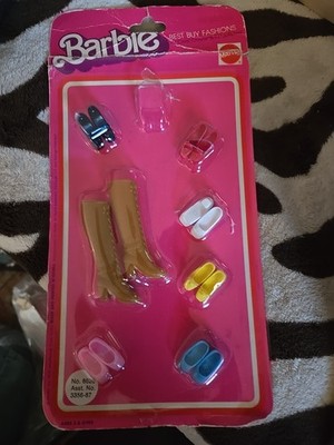 Mattel Barbie Best Buy Fashions Kelley PJ Shoes***missing 1 Pair