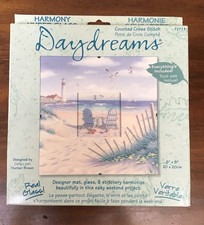 Dimensions Daydreams Beach Coastal Counted Cross Stitch Harmony Under Glass NEW