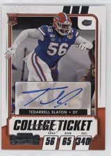 2021 Panini Contenders Draft Picks College Ticket Tedarrell Slaton Auto 15ik