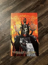 Mastodon Emperor of Sand Signed Poster. 11x17. Mint. Rare. Metal! In Hand