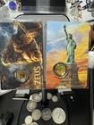 (2pc) Niue Zeus & Statue of Liberty 2 Gold Coins Proof .9999 2/1000 oz 2025