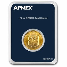 1/4 oz Gold Round - APMEX (In TEP Package) 5134.28 per troy oz