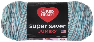 RED HEART Super Saver Jumbo Yarn, Icelandic - Fast Projects, Soft, Durable