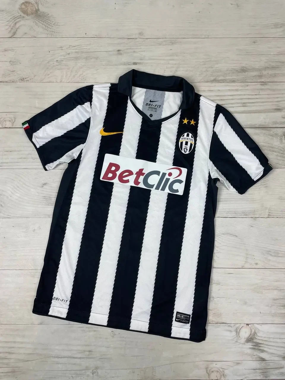 Vintage NIKE JUVENTUS 2011-2012 HOME Shirt Soccer Jersey Men Size S Black