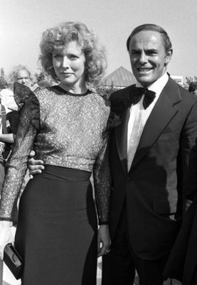 Barbara Babcock John Saxon Emmy Awards Pasadena Civic Auditorium S- Old Photo 1