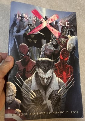 Earth X, Vol. 2, Paradise X (Paperback) Jim Krueger Alex Ross (creased)