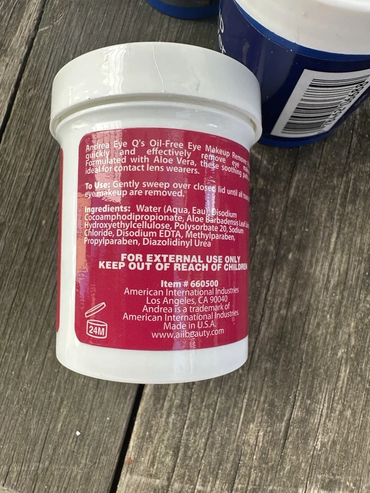 Новый ANDREA EYE Q'S макияж средство для снятия подушечки без масла 65 CT (упаковка из 3) - Изображение 3 из 4