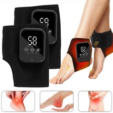 Electric Foot Ankle Massager Pain Relief Mode Vibration Infrared Hot Compress