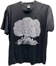 1984 Bruce Burton Sz XL Original family tree of American rock black Shirt