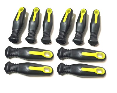 10 Stück Kunststoff Feilengriff ergonomische Form mit Softgriff