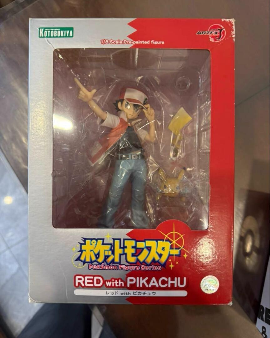 ARTFX J レッドwithピカチュウ RED with PIKACHU Pokemon Series Red with Pikachu ARTFX J 1/8 Scale Painted
