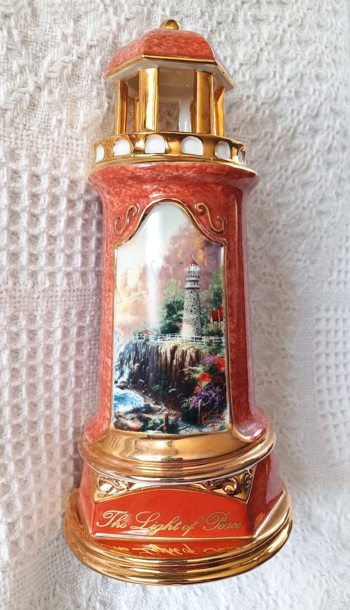 VINTAGE 2004 Thomas Kinkade Porcelain Lighthouse, 