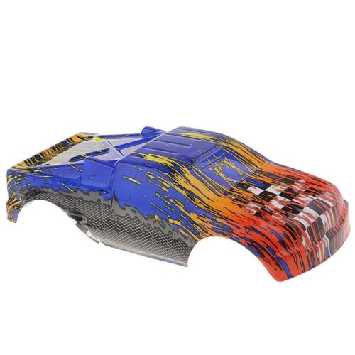 Carrocería de coche HSP RC azul/naranja con pegatinas 1/10 HSP 94188 94111 94108 - Imagen 5 de 12