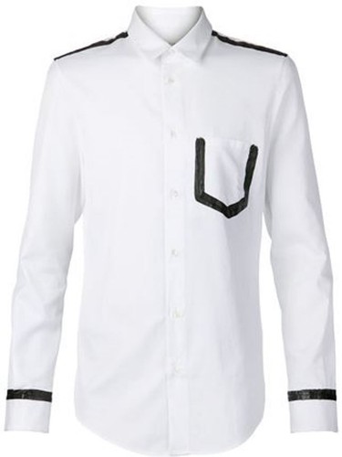 MAISON MARTIN MARGIELA Paris PAINTED POCKET White Detail DRESS SHIRT Italy 48 - Picture 5 of 5