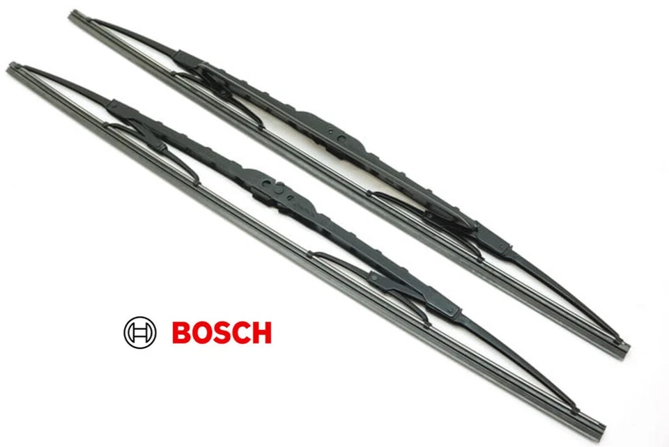 Juego de 2 escobillas limpiaparabrisas delanteras para Volvo 850 c70 s70 v70 OEM BOSCH Foto 2 de 4