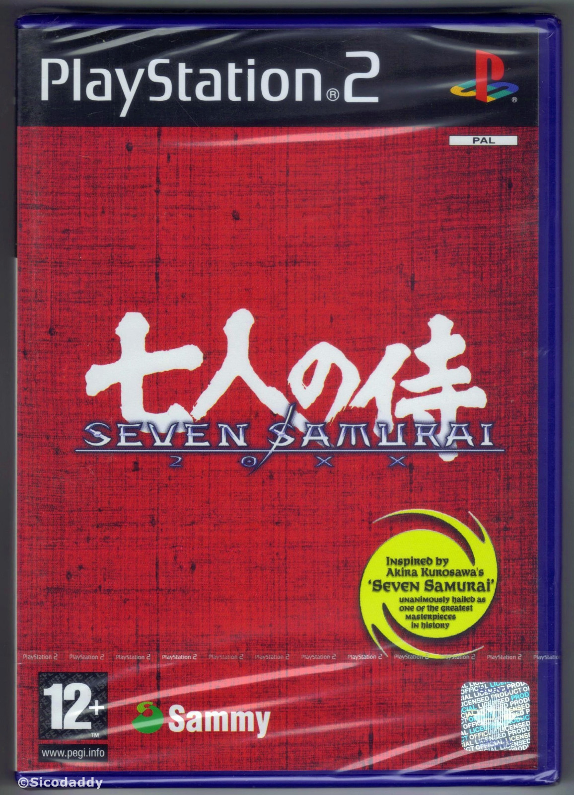 PS2 Seven Samurai 200XX (2004), UK Pal, Brand New & Sony Factory Sealed