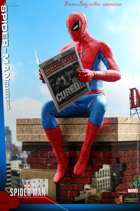 Perfect Hot Toys 1/6 Vgm48 Spider-Man (Classic Suit) In Stock New
