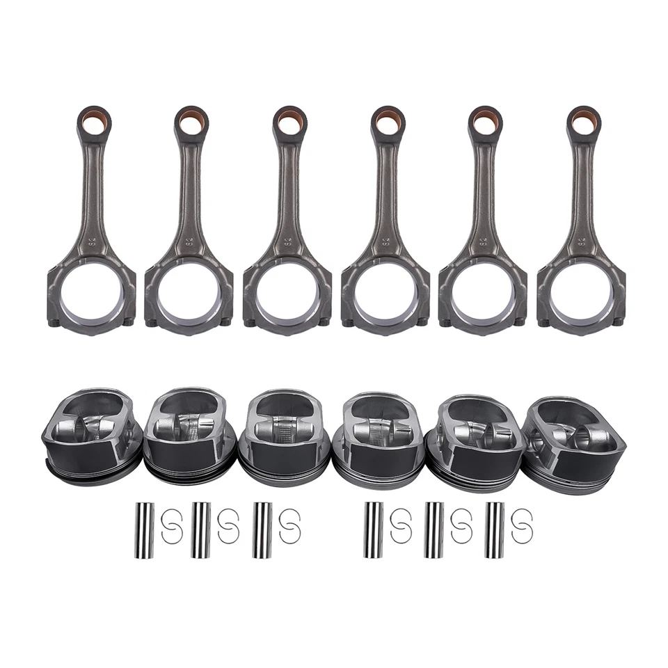 Kit de anéis de pistão e hastes de conexão para Toyota 4Runner FJ Cruiser Tacoma 1GRFE - Imagem 3 de 4