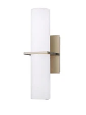 LED WALL SCONE 14 IN X 5 IN SATIN NICKLE FINISH MODEL 11016-09, 765641022018