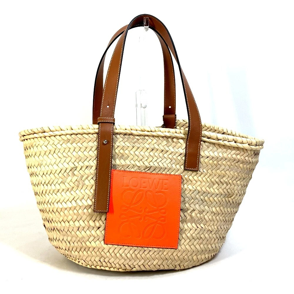 LOEWE Medium Basket Bag in Yellow