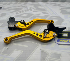 LEXTEK Short Adjustable Brake Clutch Levers Set for BMW F650CS F650 CS 2003-2005
