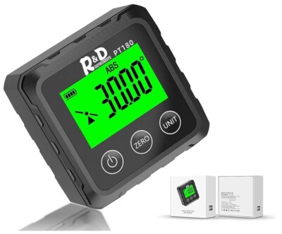 4*90 Magnetic Digital Inclinometer Level Box Gauge Angle Meter Finder Protractor