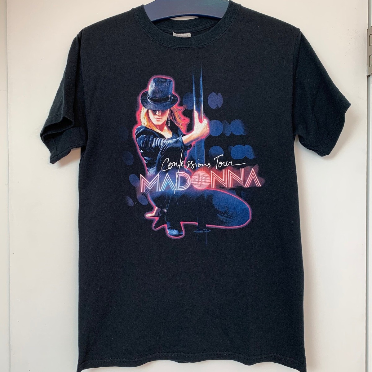 Madonna Confessions USA 2006 Tour Dates T-Shirt Original Madonna Confessions USA 2006 Tour Dates T-Shirt Original