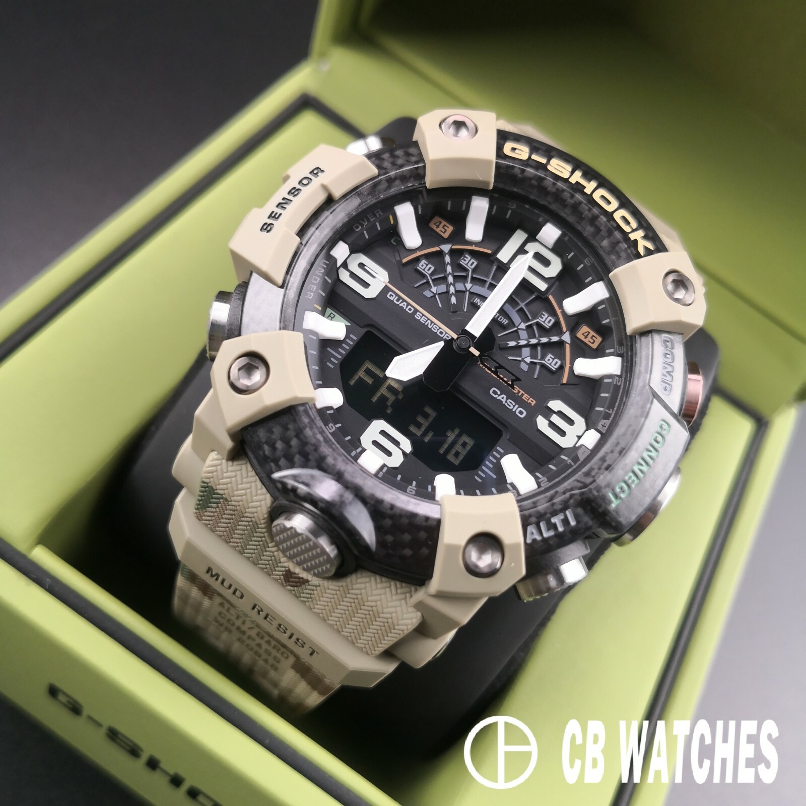 CASIO G-SHOCK GG-B100BA-1A Mudmaster British Army Collaboration