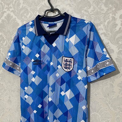 Rare Vintage Umbro England Home Soccer Jersey 90/91 | eBay