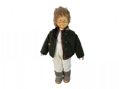 Künstlerpuppe Krahmer Puppe Holz 45 cm. Top Zustand    