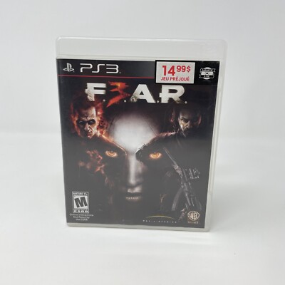 F.E.A.R. 3 (Sony PlayStation 3 PS3, 2011) PS3 Fear 3 - No Manual