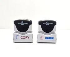 Accustamp2 Accu-Stamp 2 Shutter File Copy & Confidential 2 Color (2-Pack)