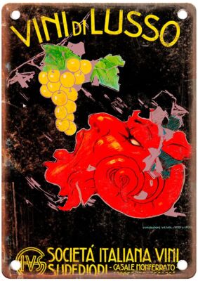 1922 Vintage Liquor Poster Retro Look Reproduction Metal Sign E765