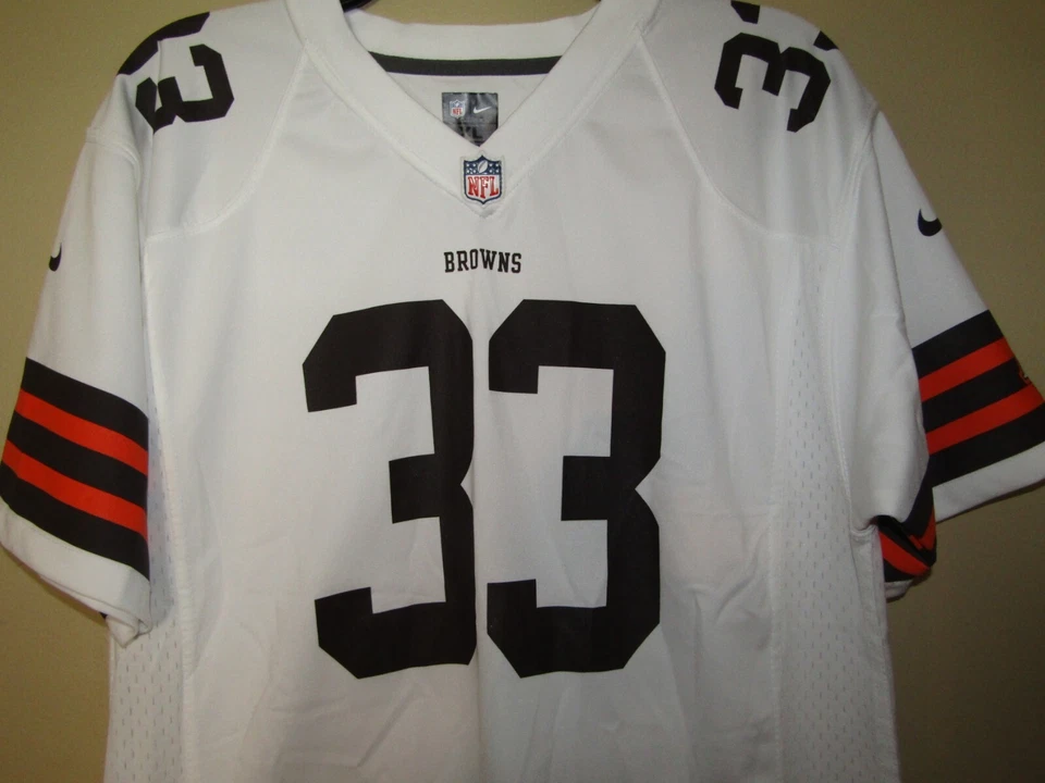 Camiseta deportiva blanca Nike NFL PLAYER juvenil XL ON FIELD Trent Richardson Cleveland Browns Foto 3 de 4