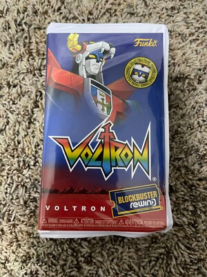 Voltron (1984) Rewind Figure New Partially Sealed FUNKO Blockbuster New/Open Box