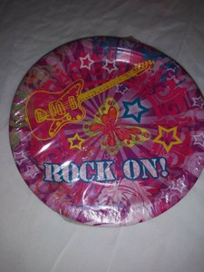 Rock On Party Lunch Plates Girls Rock N Roll Birthday Party
