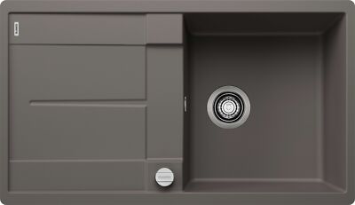 BLANCO METRA 5 S-F Einbauspüle SILGRANIT vulkangrau ab 50 cm Excenter